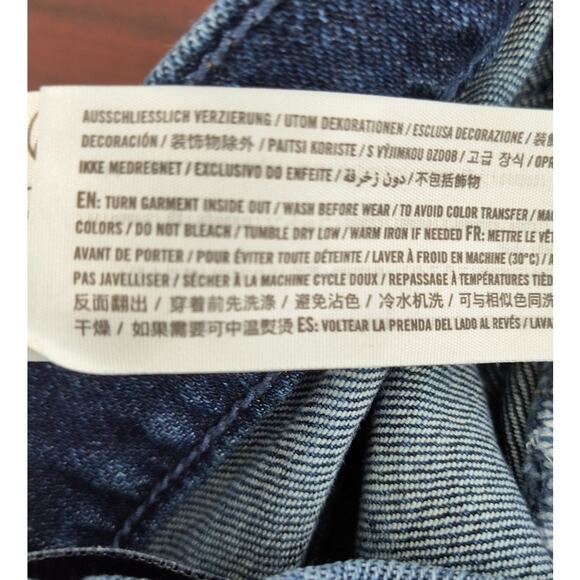 Abercrombie & Fitch 90's Straight Ultra High Rise Jeans Women's Size 26 Frayed - Picture 9 of 12